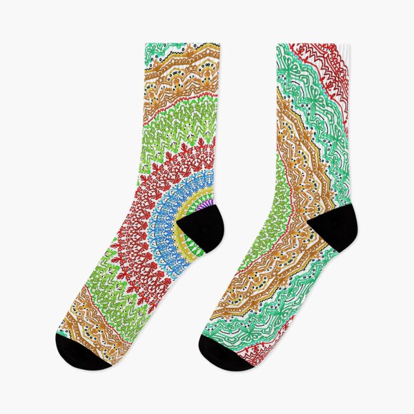 Item preview, "Radiant Multicolored Mandala with Symmetry" designed and sold by nighttime1990.