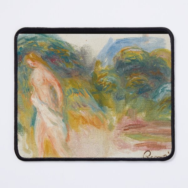 Item preview, Femme Nue Et Paysage by Pierre-Auguste Renoir: Romantic Impressionist Nude Poster designed and sold by artofuniverse.