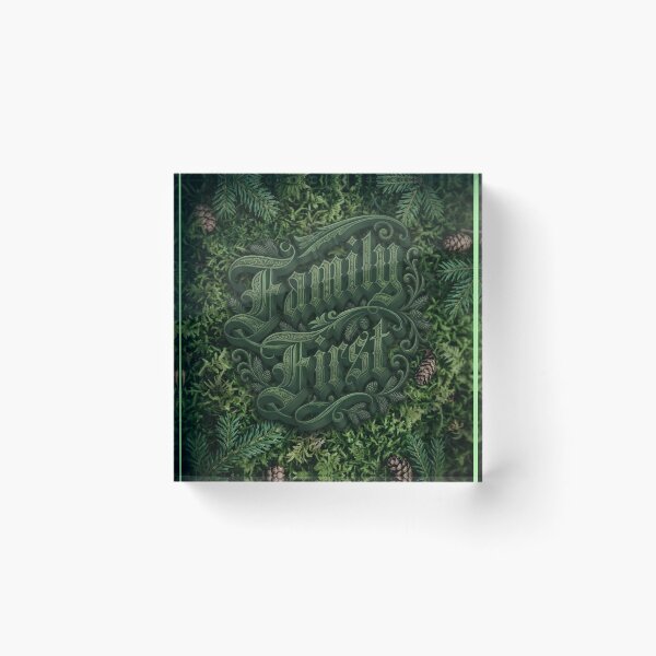 Item preview, Enduring Family First Gothic Chrome Script designed and sold by MarCinu Art.