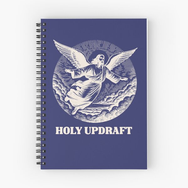 Item preview, Holy Updraft Jesus with Angel Wings, Christian Humor, Motivational Religious designed and sold by BriAngelaBubbleDesigns.