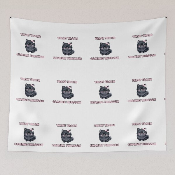 Item preview, Treat Train Coming Through Funny Dog Design designed and sold by NatureUnleashed.
