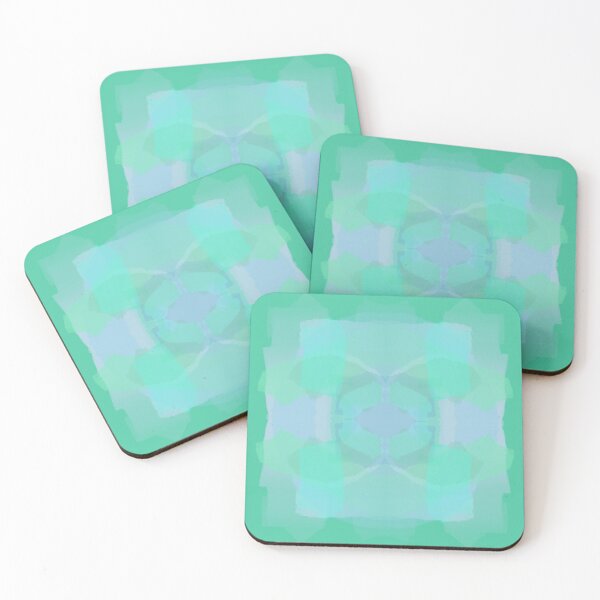 Item preview, Jade Green, Blue and Purple Abstract Psychedelic Design designed and sold by DotDing.