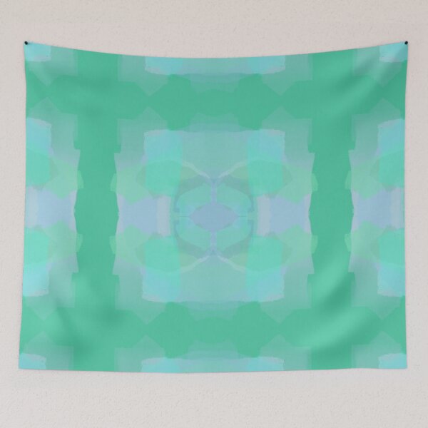 Item preview, Jade Green, Blue and Purple Abstract Psychedelic Design designed and sold by DotDing.