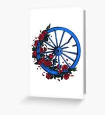 Grateful Dead Wheel Grußkarte