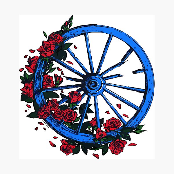 Grateful Dead Wheel Photographic Print