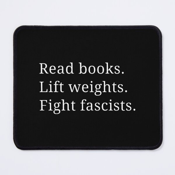 Item preview, Read Books Lift Weights Fight Fascists designed and sold by berlykellog.