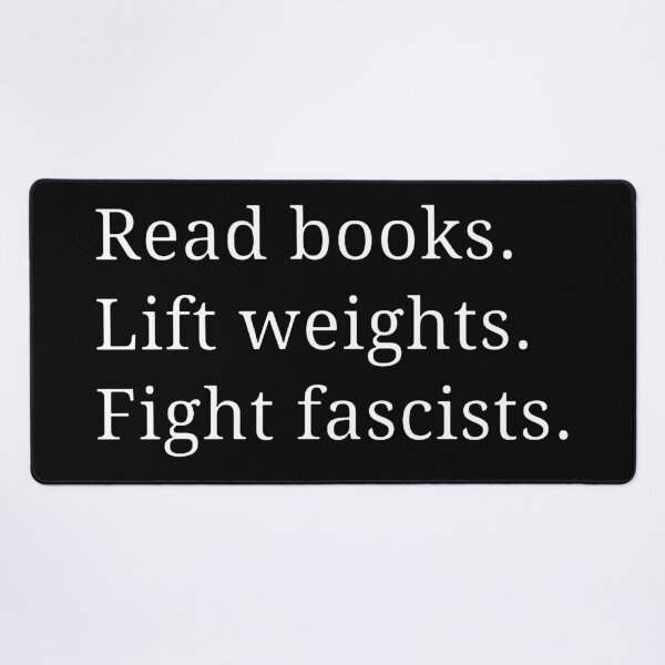 Item preview, Read Books Lift Weights Fight Fascists designed and sold by berlykellog.