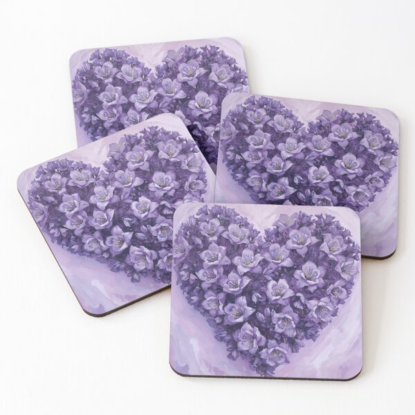 Item preview, Lavender Dream Hearts designed and sold by designsvetlana1.