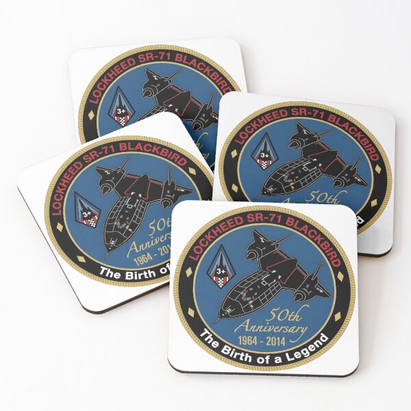 Item preview, Lockheed SR-71 Blackbird 50th Anniversary Commemorative Patch designed and sold by CharlieDesings.