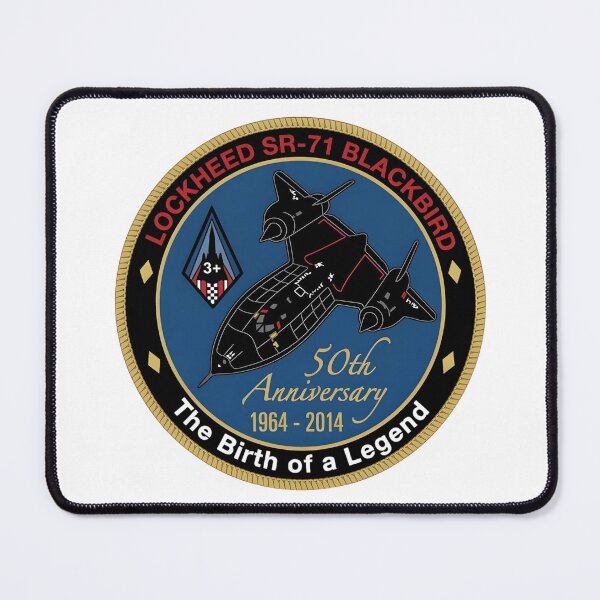 Item preview, Lockheed SR-71 Blackbird 50th Anniversary Commemorative Patch designed and sold by CharlieDesings.