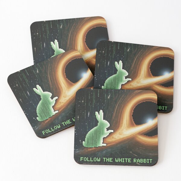 Item preview, Matrix Pixel Rabbit Black Hole Mashup designed and sold by Top Lines.