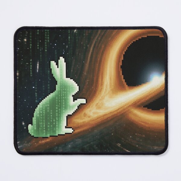 Item preview, Matrix Pixel Rabbit Black Hole Mashup designed and sold by Top Lines.
