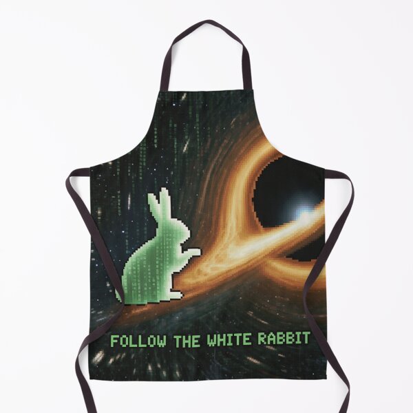 Item preview, Matrix Pixel Rabbit Black Hole Mashup designed and sold by Top Lines.