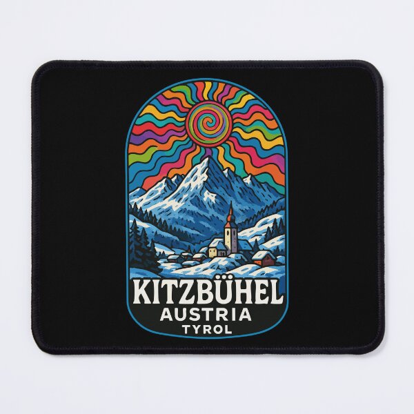 Item preview, Kitzbuhel Austria Tyrol Travel Trippy designed and sold by TomFrontierArt.