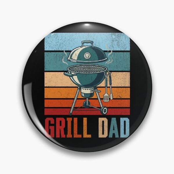 Item preview, Retro Grilling Dad BBQ Party Smoker Grill Master BBQ designed and sold by UniTeeCo.