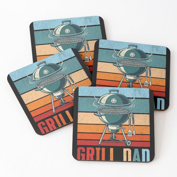 Artikelvorschau, Retro-Grillen, Papa-BBQ-Party, Smoker, Grillmeister, BBQ entworfen und verkauft von UniTeeCo.