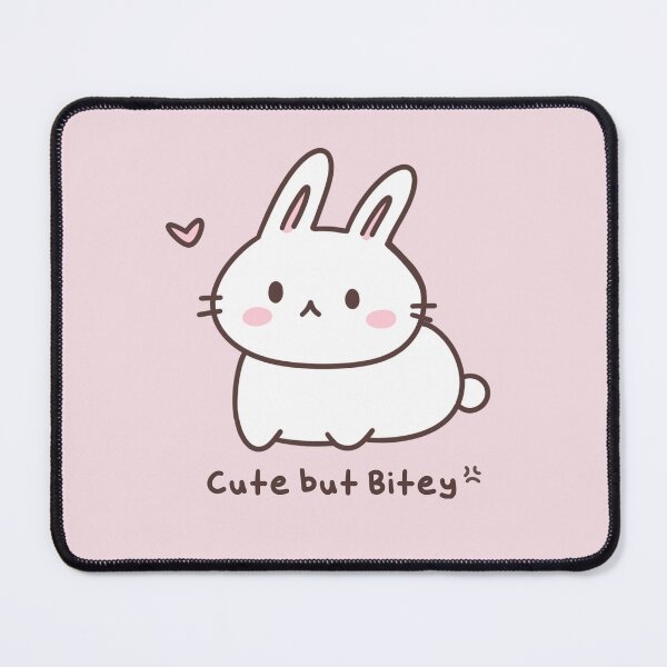 Item preview, Cute But Bitey Bunny - Silly Chaotic Rabbit designed and sold by ShyHomebodyClub.