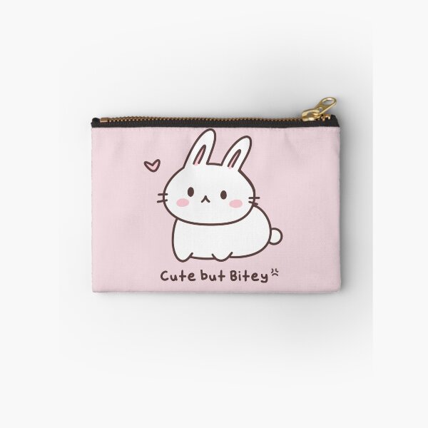 Item preview, Cute But Bitey Bunny - Silly Chaotic Rabbit designed and sold by ShyHomebodyClub.