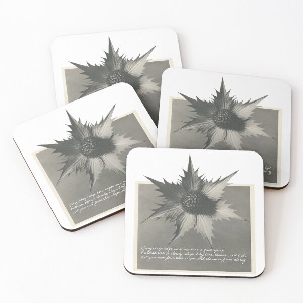 Item preview, Fierce Geometry – Botanical Monochrome Study designed and sold by sorryNOTsorry.brand.
