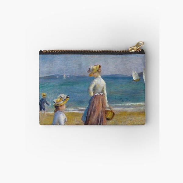 Item preview, Figures on the Beach by Pierre-Auguste Renoir: Elegant Impressionist Coastal Poster designed and sold by artofuniverse.