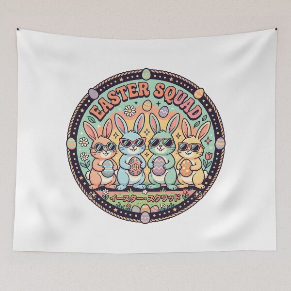 Item preview, Easter Squad Streetwear Shirt – Retro Bunny Team Graphic designed and sold by relso.