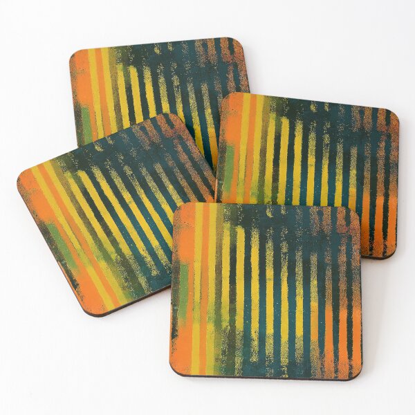 Item preview, Retro Grunge Vertical Stripes designed and sold by bubblegoth.