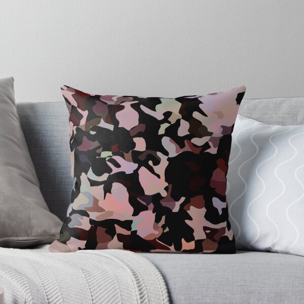 Aperçu de l'œuvre Motif camouflage rose abstrait créée et vendue par MoodyMuseArt.