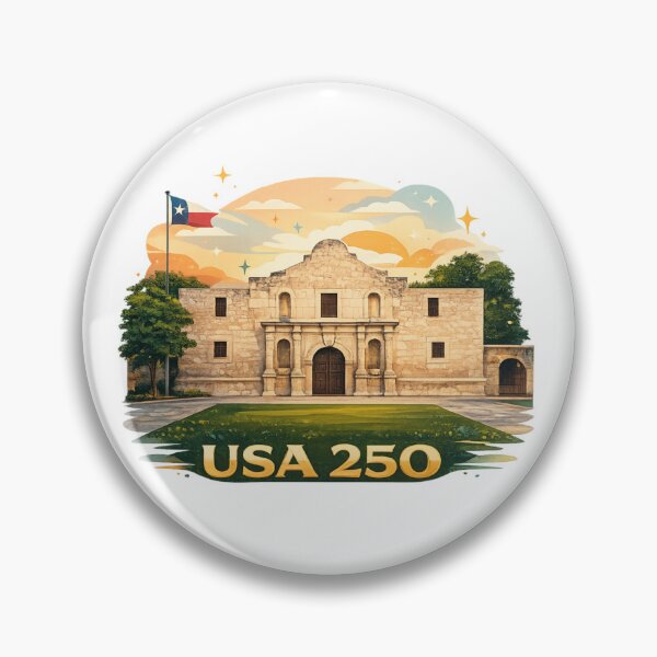 Item preview, USA_250_Alamo  designed and sold by Willa-Westwood.