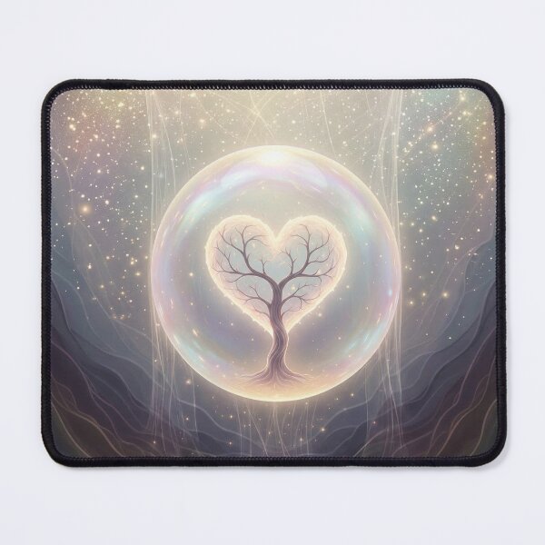 Item preview, Heart Tree in the Celestial Sphere – Surreal Nature Art of Light and Protection designed and sold by Herzbaumatelier.