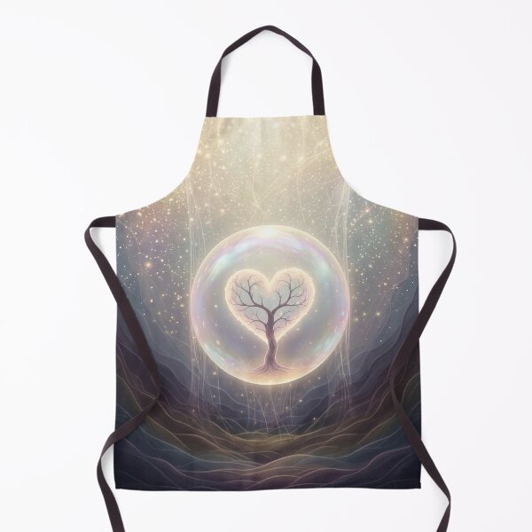 Item preview, Heart Tree in the Celestial Sphere – Surreal Nature Art of Light and Protection designed and sold by Herzbaumatelier.