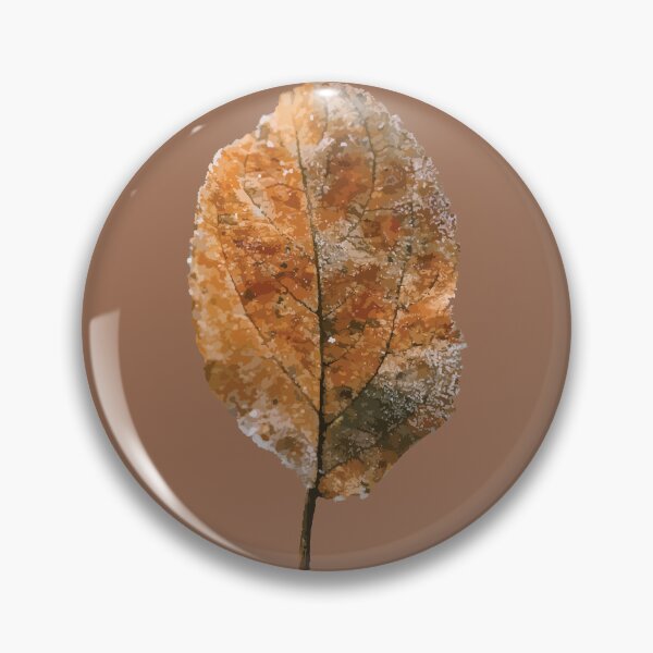 Item preview, Frosted Autumn Leaf Detailed Illustration designed and sold by Arturo Daniel Garcia Palomo.