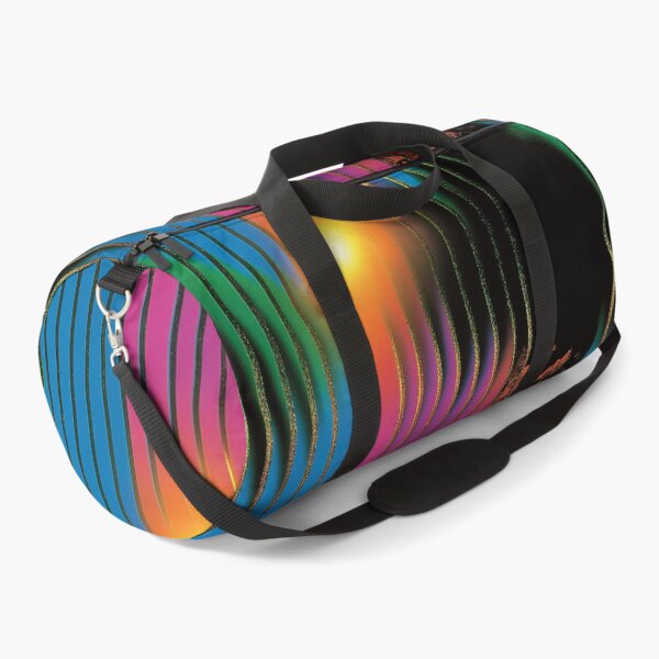 Item preview, Cyberpunk Neon Barcode Stripe Pattern designed and sold by bubblegoth.