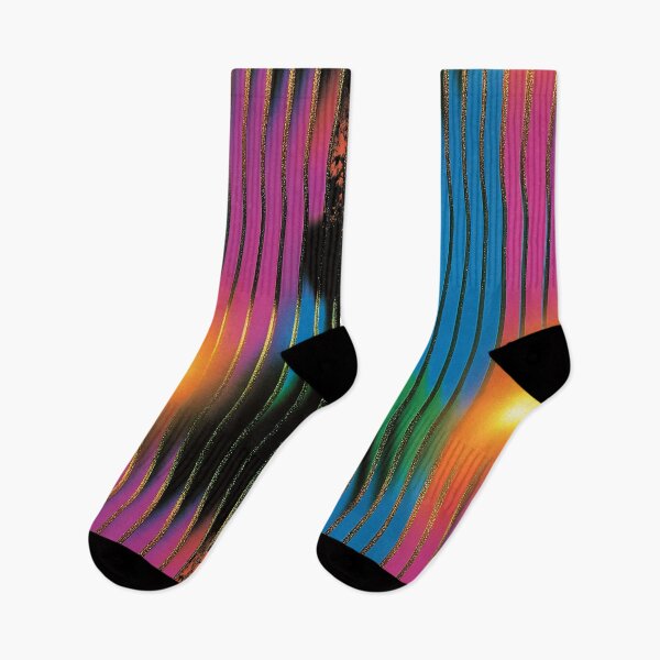 Artikelvorschau, Cyberpunk-Neon-Barcode-Streifenmuster entworfen und verkauft von bubblegoth.