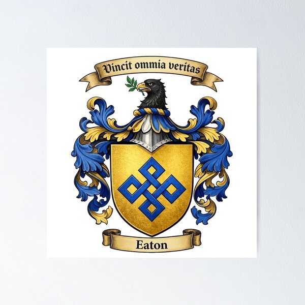 Item preview, The Eaton Family Coat of Arms designed and sold by BagTown Clans.