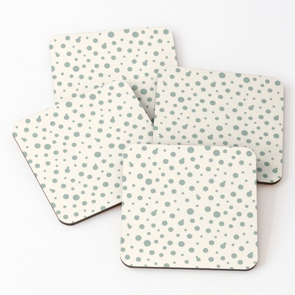 Item preview, Soft Nature Dots Cream Sage designed and sold by Kreativa1.