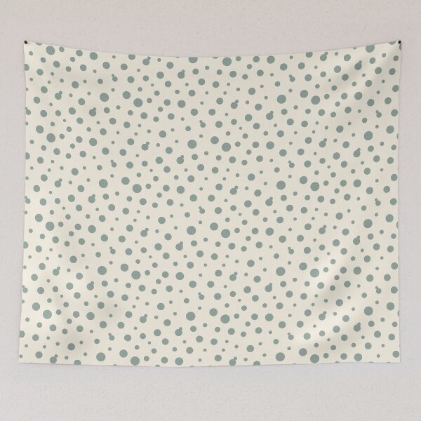 Item preview, Soft Nature Dots Cream Sage designed and sold by Kreativa1.
