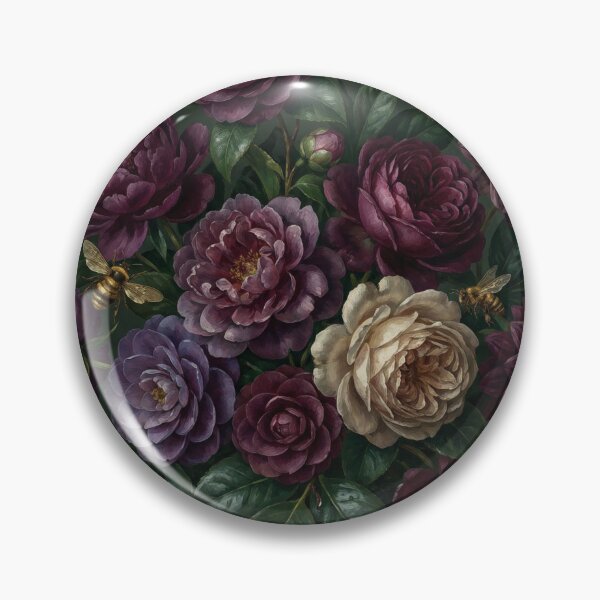 Item preview, Vintage Dark Floral Bouquet Illustration designed and sold by Rutvain.