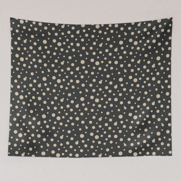 Item preview, Warm Neutral Dots Warm Gray Linen designed and sold by Kreativa1.