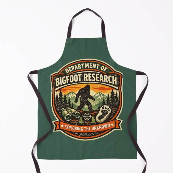 Item preview, Bigfoot Research Department Vintage Badge Sasquatch Cryptid Explorer Retro National Park Shirt designed and sold by GhostDawgs.