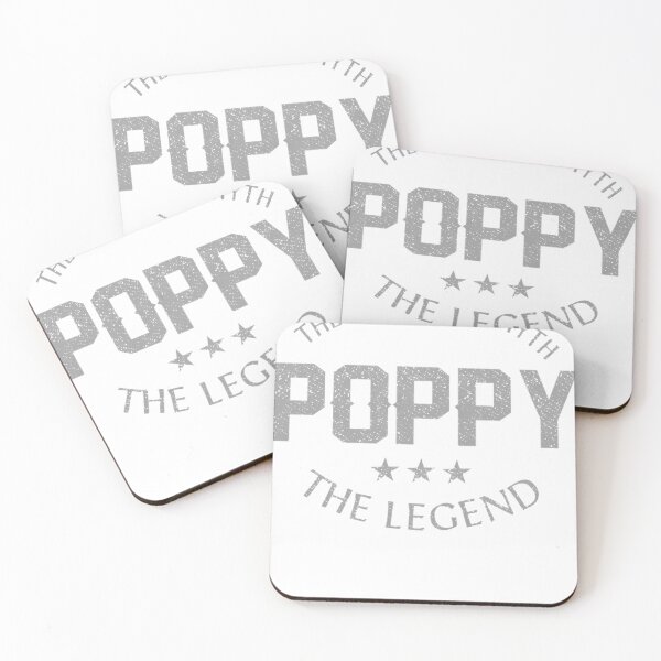 Item preview, Poppy The Man The Myth The Legend Fathers Day Gift For Grandpa Cool Saying  designed and sold by Neeraj BN.