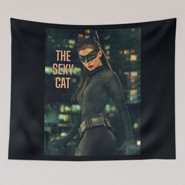 Item preview, Anne Hathaway Sexy Catwoman Gotham Night Poster designed and sold by Vicky021.