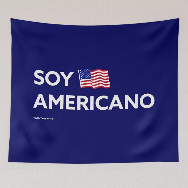 Item preview, SOY AMERICANO designed and sold by Say The Thing Tee.