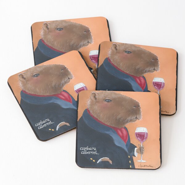 Item preview, capybara cabernet...  designed and sold by Neeraj BN.