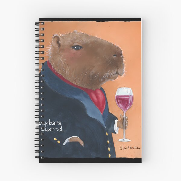 Item preview, capybara cabernet...  designed and sold by Neeraj BN.