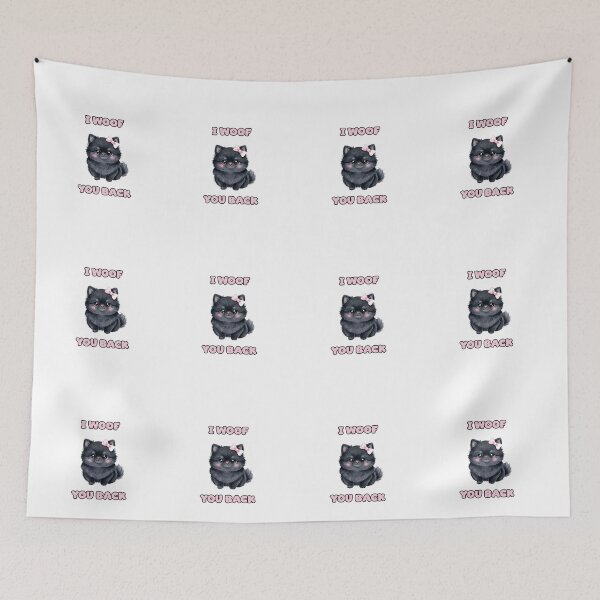Item preview, I Woof You Back Affectionate Dog Lover Design designed and sold by NatureUnleashed.