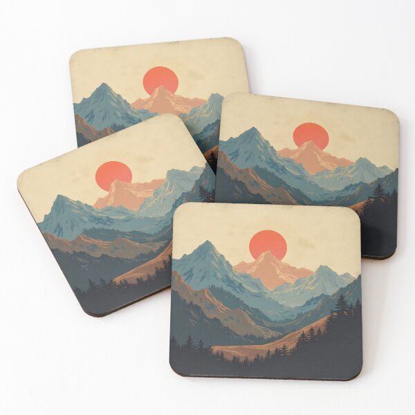 Item preview, Chasing sunsets and mountain vibes designed and sold by trendspatterns.