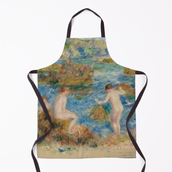 Item preview, Garcons Nus Dans Les Rochers a Guernsey by Pierre-Auguste Renoir: Coastal Impressionist Art designed and sold by artofuniverse.
