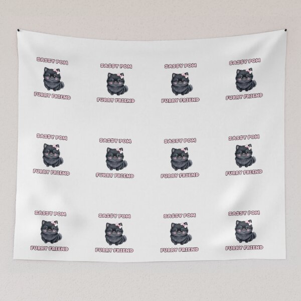 Item preview, Sassy Pom Furry Friend Pomeranian Lover Design designed and sold by NatureUnleashed.
