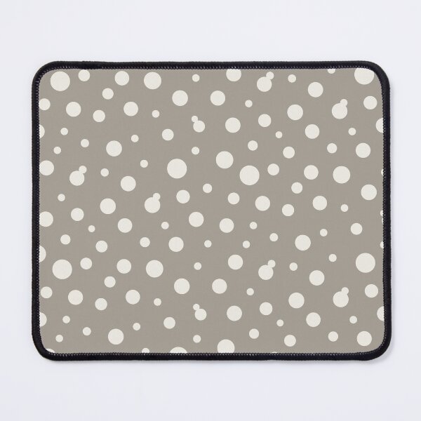 Item preview, Warm Neutral Dots Linen Charcoal designed and sold by Kreativa1.