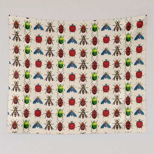 Item preview, insect, beetle, ladybug, colorful creepy-crawlies designed and sold by AestheticsTime.